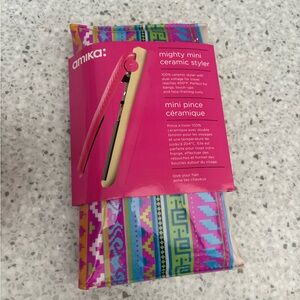 Pink Amika Mighty Mini Ceramic Styler